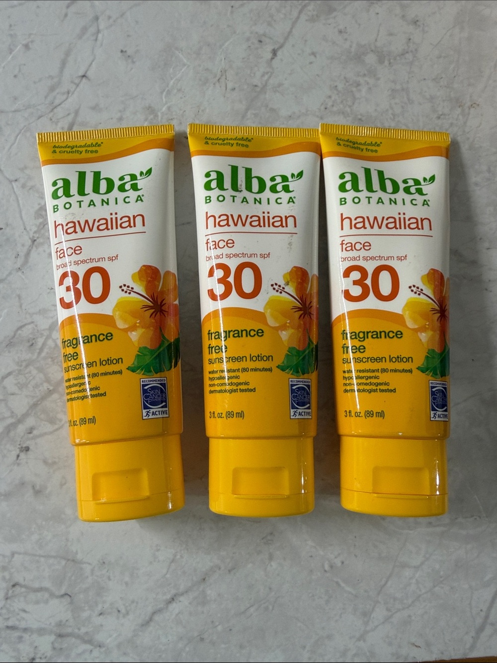 Alba Botanica Hawaiian Face SPF 30 Sunscreen Lotion - Bundle